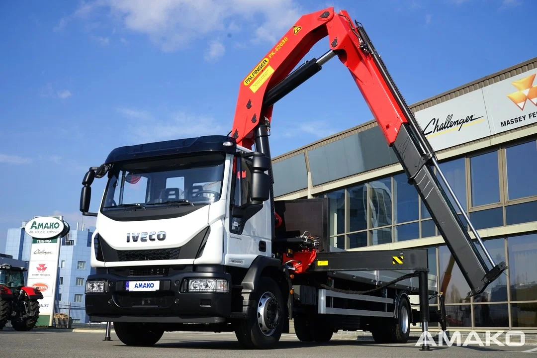 IVECO EUROCARGO ML180E25-E5 (Бортова платформа з КМУ 4x2, Е5)