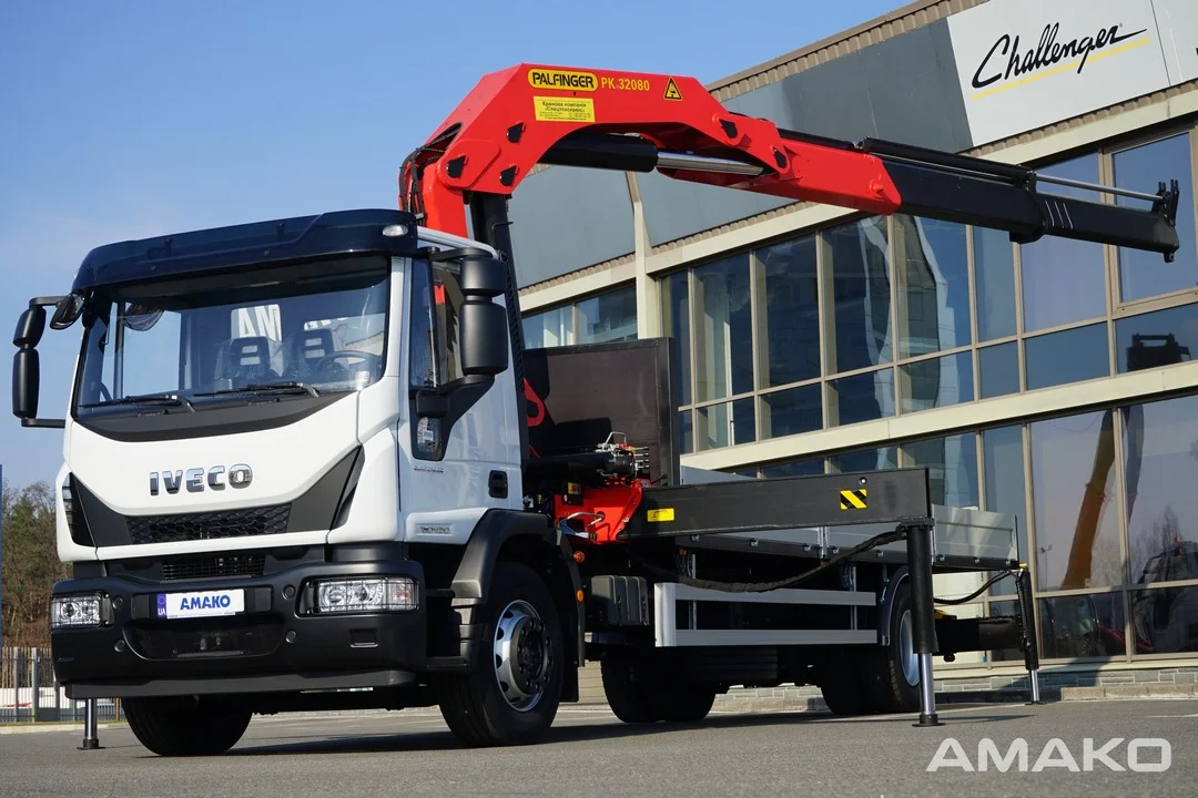 IVECO EUROCARGO ML180E25-E5 (Бортова платформа з КМУ 4x2, Е5) - Hover